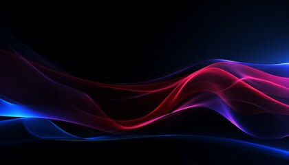 Modern abstract colorful wave waving background with line light