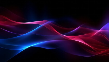 Modern abstract colorful wave waving background with line light
