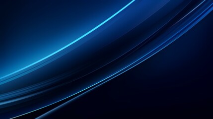 Abstract blue background with some smooth lines in it 