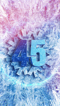 New Year Snowflake Countdown Logo Opener