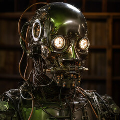 Obraz premium スチームパンク・ロボット