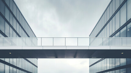 Obraz premium A building with a sky background. Generative Ai