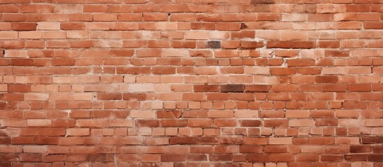 Obraz premium Red Brick Wall with Textured Surface