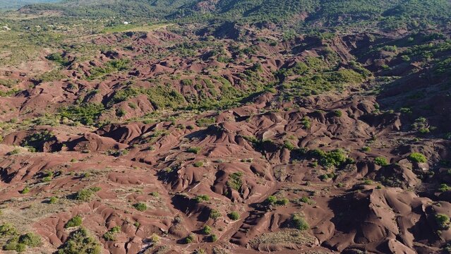 drone photo devil's canyon, canyon du diable Montpellier france europe	