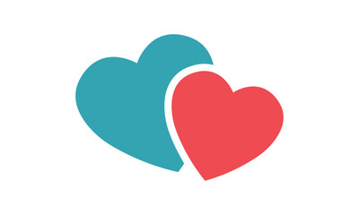Heart dating logo