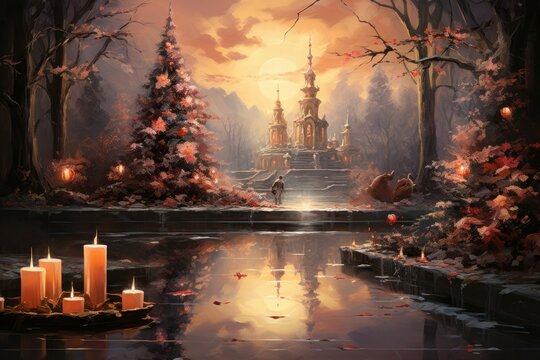 Christmas Eve Candlelight Services - Generative AI