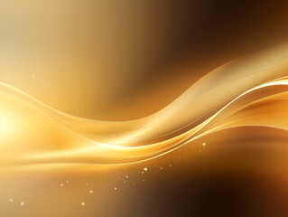 Abstact glow golden wavvy background. Copyspace for text