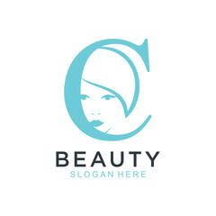 Vector letter c design with creative unique element idea concept and icon