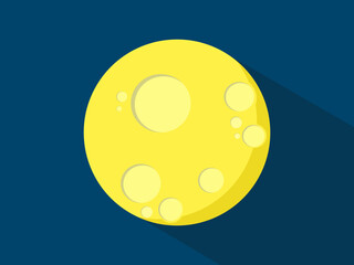 Full moon. dream icon vector illustration