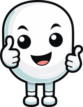 Image of a character doing a smiling thumbs up