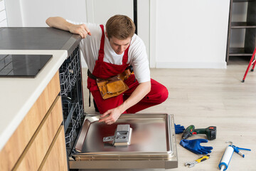 Master of Maintenance: Young Man Providing Home Appliance Repair Services