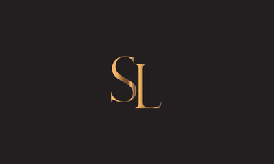 SL, LS, S, L Abstract Letters Logo Monogram