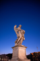 Statue on Ponte Sant'Angelo in Rome, Italy	
