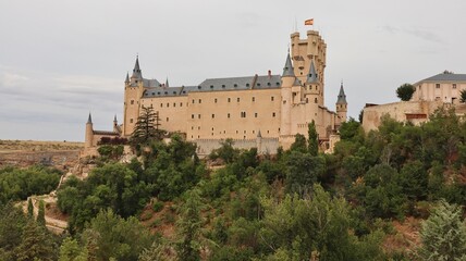 Fototapeta na wymiar photo Segovia Alcazar, Alcazar de Segovia spain europe