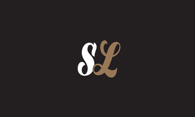 SL, LS, S, L Abstract Letters Logo Monogram
