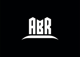 ABR Letter Logo Design On Creative BLACK Background