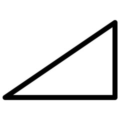 Signal icon or chart triangle