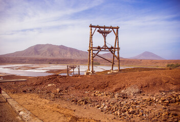 The Salinas Pedra de Luma at the Island Sal, Cape Verde, Africa