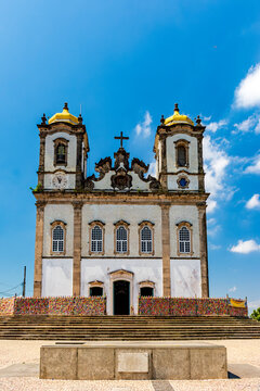 Famous church of Nosso Senhor do Bonfim in Salvador, Bahia and home to some of the most important cultural and religious events in the city