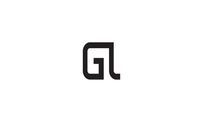 GL, LG, G, L Abstract Letters Logo Monogram