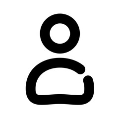 profile avatar icon, user interface icon, ui ux icon