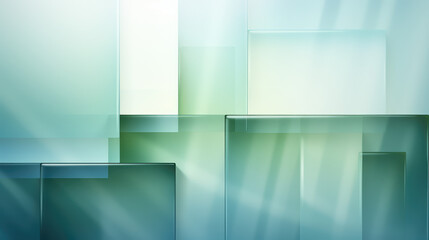 A fresh green abstract square background, conveying a sense of nature and vitality.