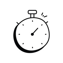 Stopwatch icon vector stock illustration