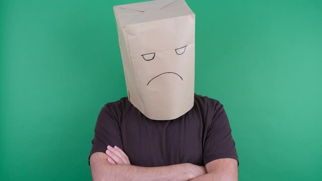 anonymously sad man