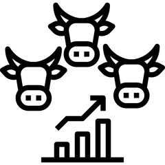 BULL MARKET,investment,stock,up arrow.svg