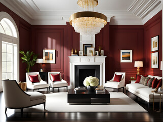 Dynamic Interiors: Creating Marketable Art for Stock Photography, Generative AI