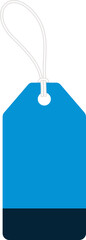 Blue sale tag. label for promotion product.