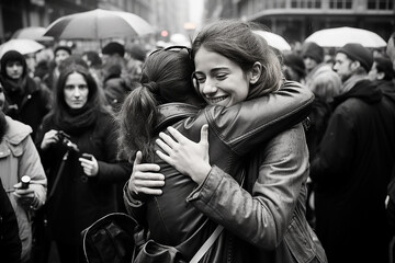 People hugging,International Hug Day