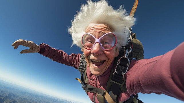 Sourire en Altitude: Aventure et Libert&eacute; pour une Senior Audacieuse
