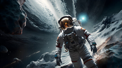 Fototapeta premium Space Exploration Mission
