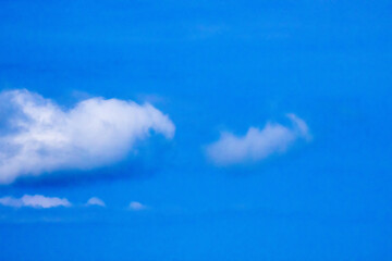 White cloud in a blue sky