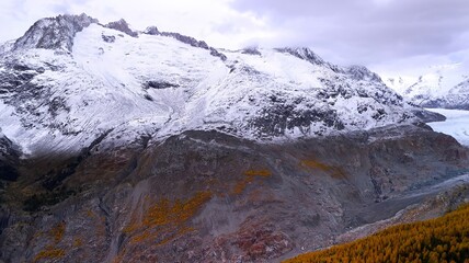 Switzerland, Aletschgletscher, Alaica Glacier, aerial photography, glaciers