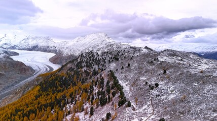 Switzerland, Aletschgletscher, Alaica Glacier, aerial photography, glaciers