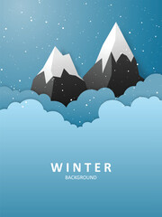 Winter Season, background, landscape view
