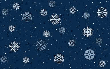 snowflake background, wallpaper, Christmas holiday