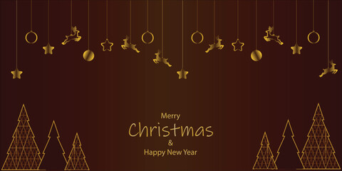 Christmas background. Christmas tree. Christmas decoration. winter holiday. banner, Greeting card,  poster