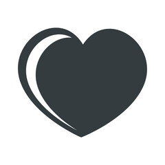 Love Heart Symbol Icons Vector On Trendy Design