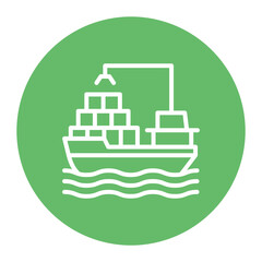 Cargo Ship Icon