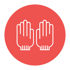 Obraz premium Gloves Icon
