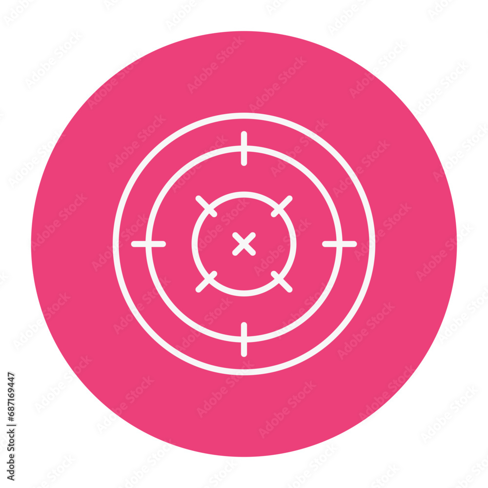 Sticker target icon