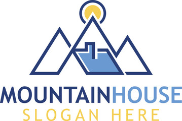 Professional Mountain House Logo design
