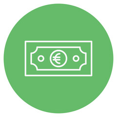 Euro Bill Icon