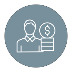 Male Financial Advisor Icon