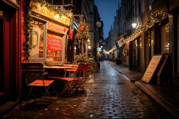 Obraz premium Christmas Carol Lyrics - Generative AI