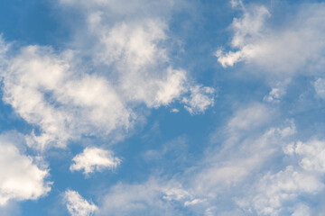 Fototapeta na wymiar Blue sky cloud gradient light white background. Beauty clear cloudy.