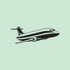 Air plane logo Vector, illustration of a airplane